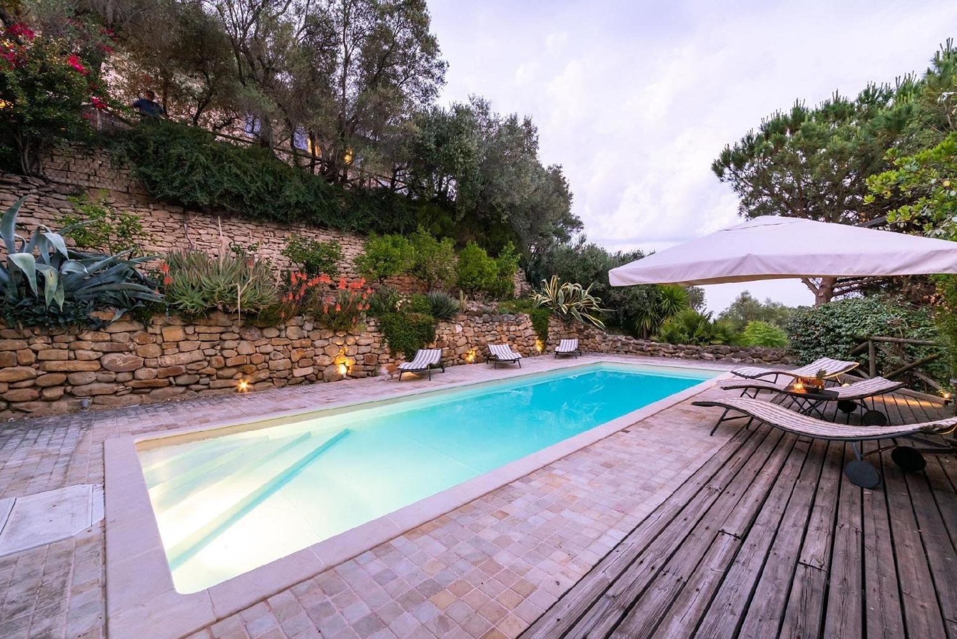Meernahes Ferienhaus Casa Cantagallo Mit Pool Villa Fermo Exterior photo